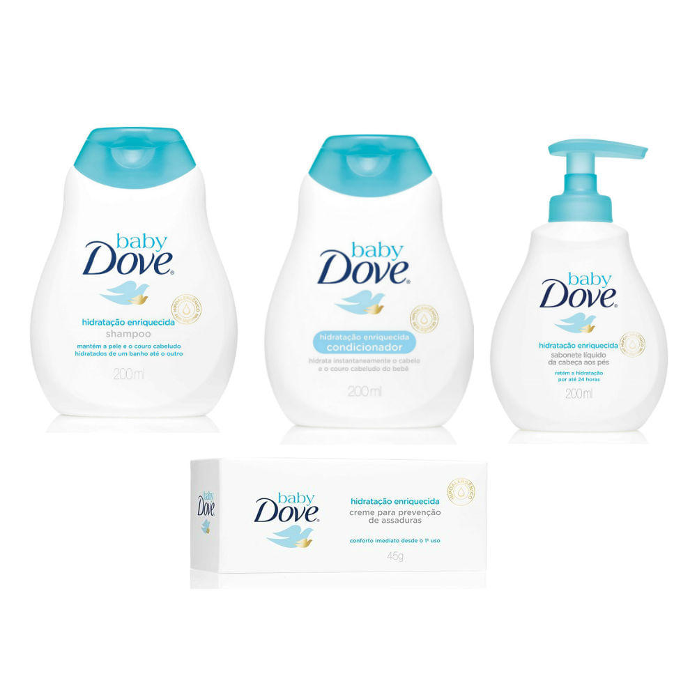 Kit Dove Baby Shampoo + Condicionador 200 ml +