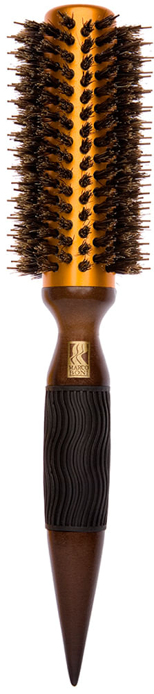Escova térmica metálica profissional Marco Boni vista frontal