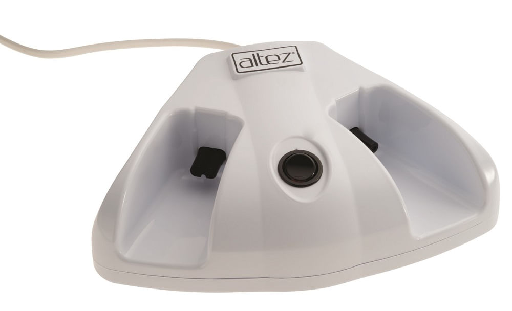 Base Aquecedora Altez Branca com dois encaixes e botão central