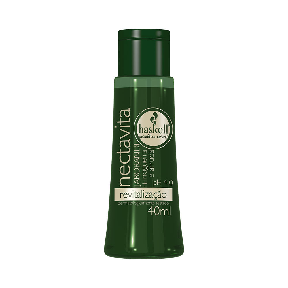 Frasco frontal do Óleo Capilar Haskell Nectavita Jaborandi 40ml