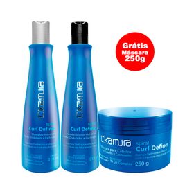 Compre-C.Kamura-Spiral-Curl-Definer-Shampoo-315ml---Condicionador-315ml-Ganhe-Mascara-250g