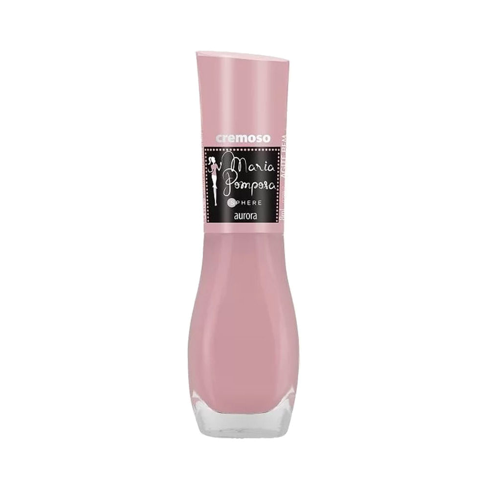 Esmalte Mohda Maria Pomposa Aurora 8ml - frasco rosa cremoso