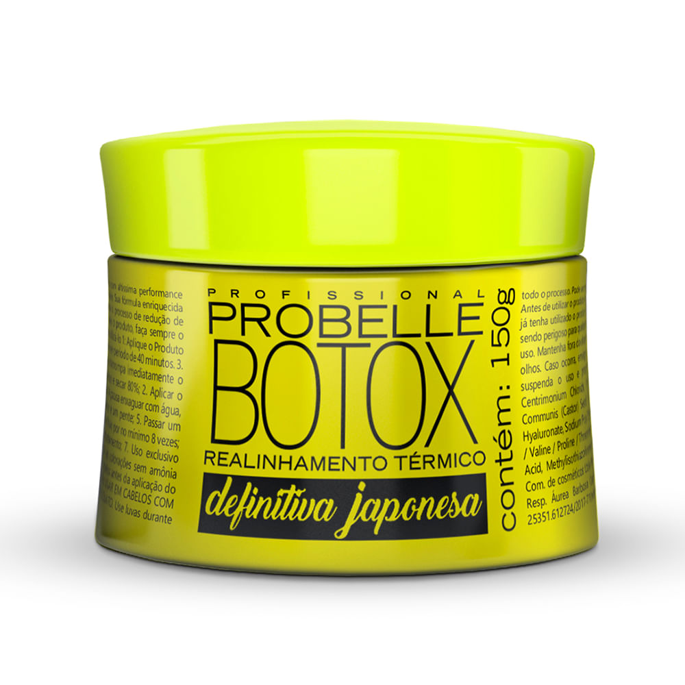 Pote B-Tox Probelle Definitiva Japonesa 150g - realinhamento térmico