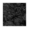 Close da textura do pigmento em pó preto ColorMake mostrando partículas finas