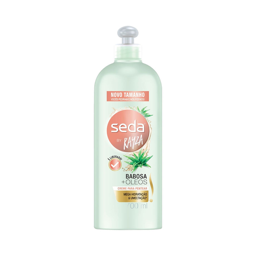 Creme de Pentear Seda Babosa 700ml | Ikesaki Cosméticos - Ikesaki