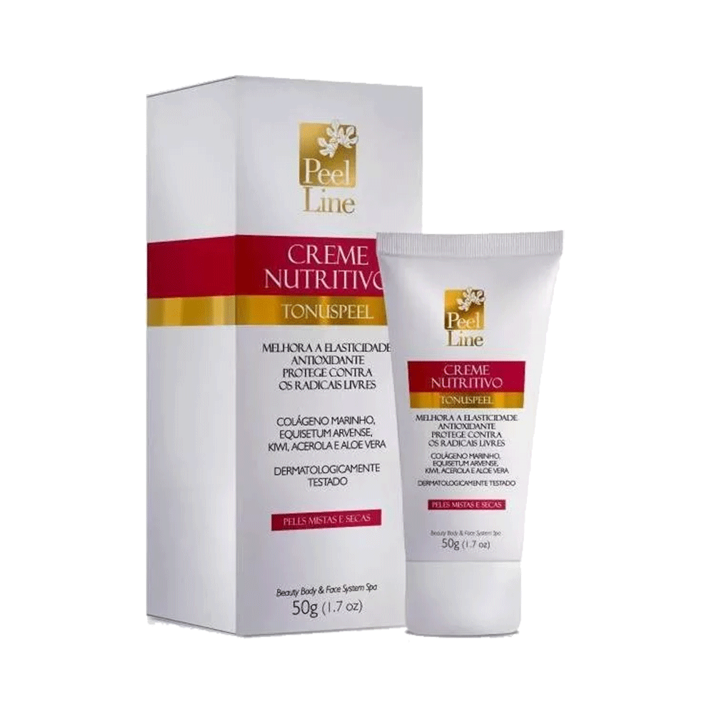 Creme Nutritivo Tonuspeel Peel Line 50g - tubo branco com caixa