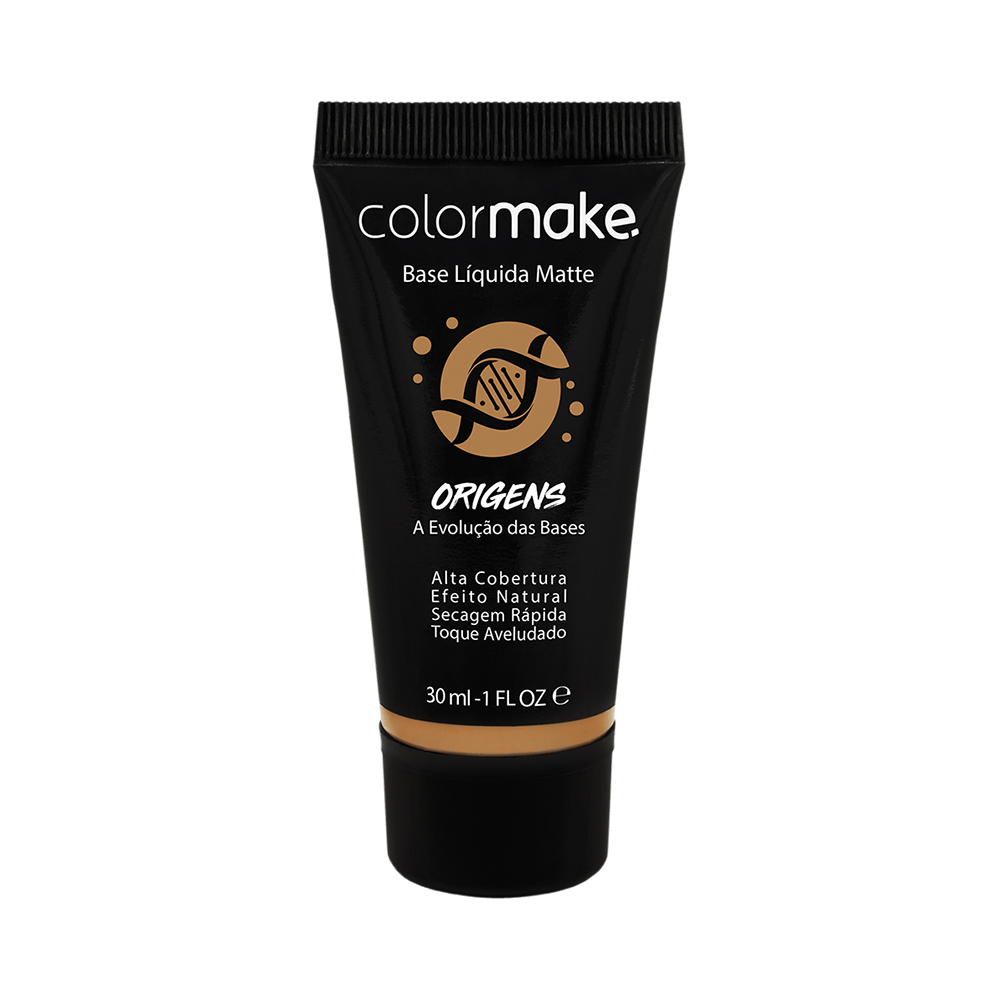 Base Líquida ColorMake Origens 04 Matte 30ml - embalagem frontal