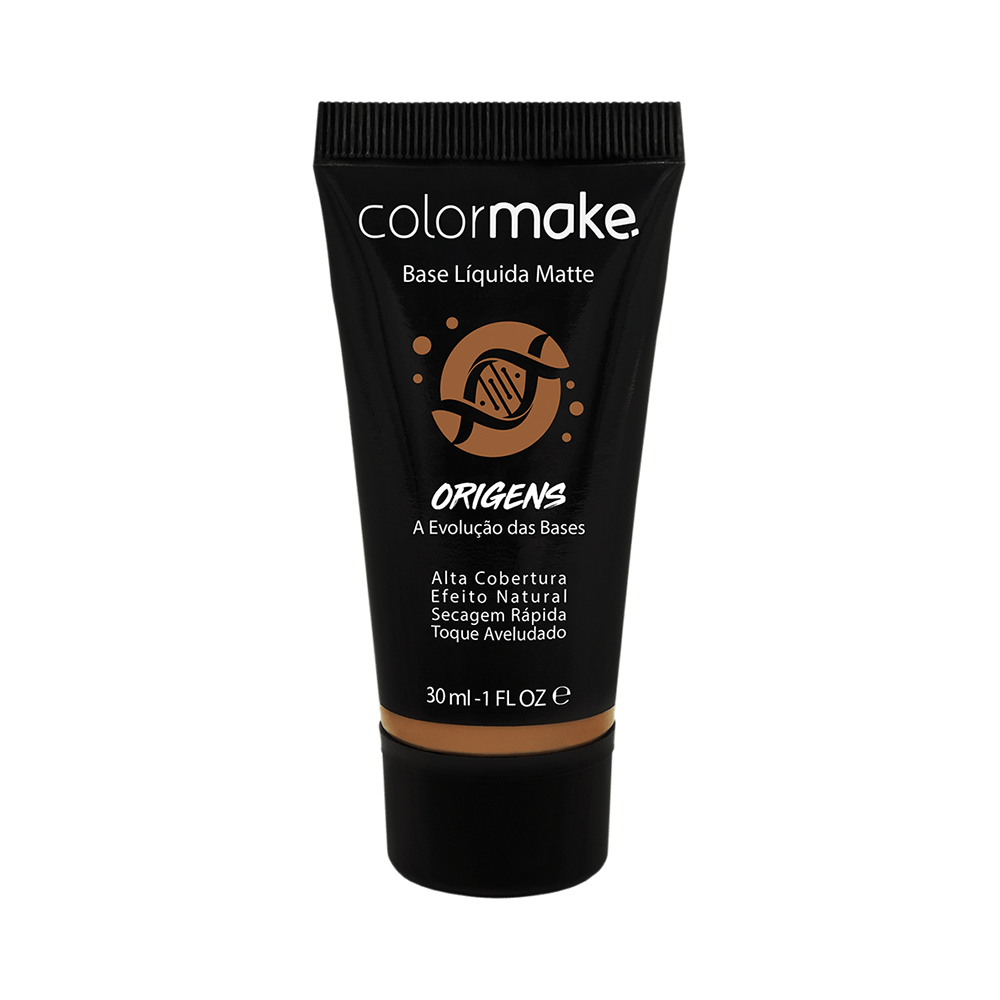Base Líquida ColorMake Origens 08 Matte 30ml - embalagem frontal