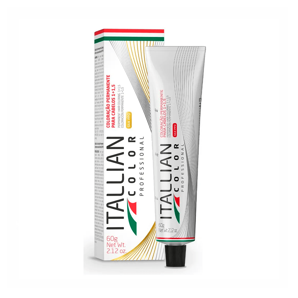 Embalagem e tubo da coloração Itallian Color 60g
