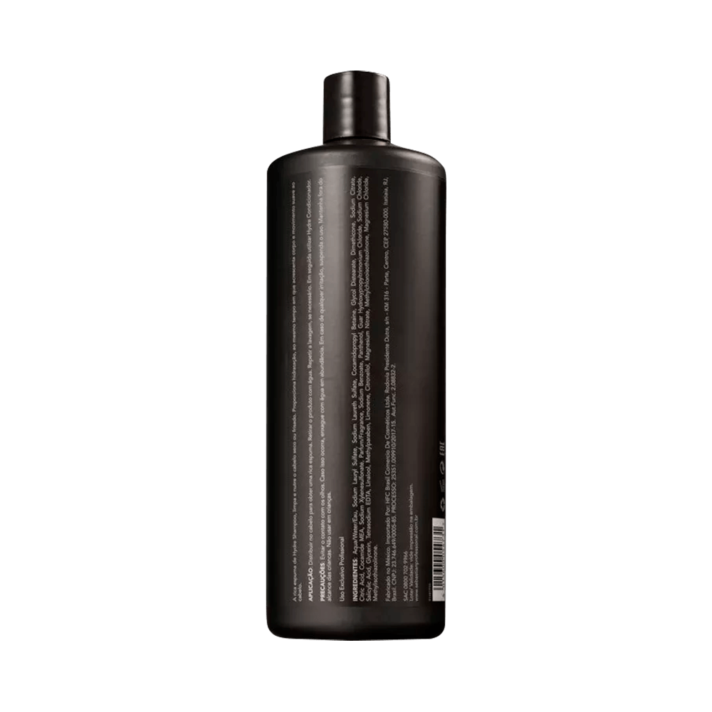 Shampoo Sebastian Hydre 1000ml - embalagem preta, rótulo branco