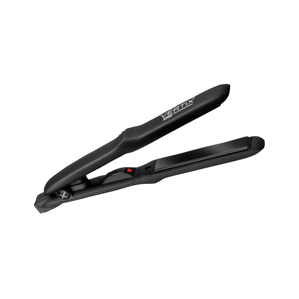 Mini chapa Vertix X300 preta bivolt - design compacto e placas de cerâmica