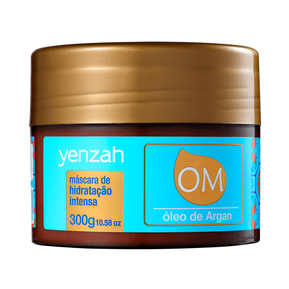 Máscara Yenzah OM Argan 300g - embalagem frontal