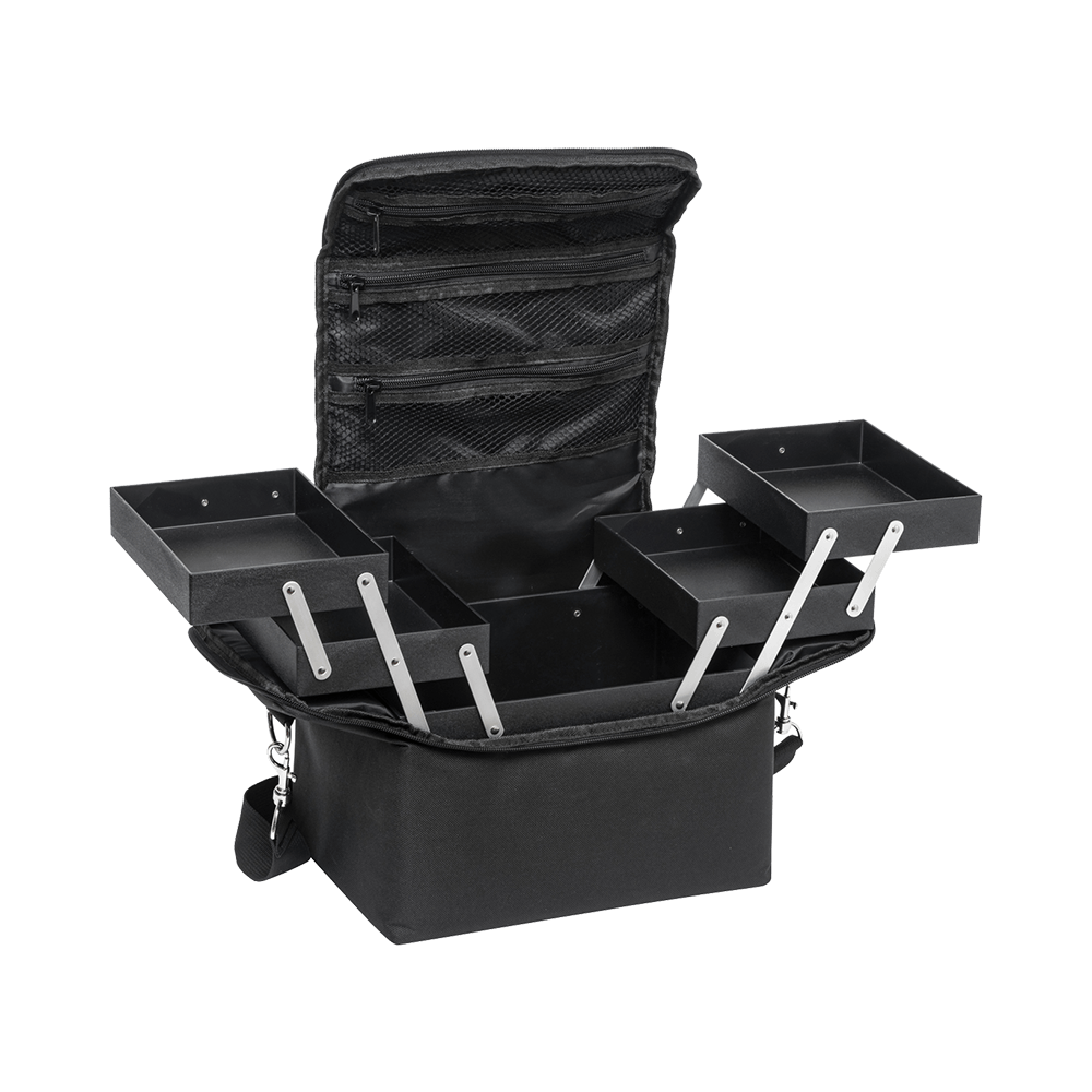 Maleta Vertix Soft 3585 aberta mostrando compartimentos organizadores
