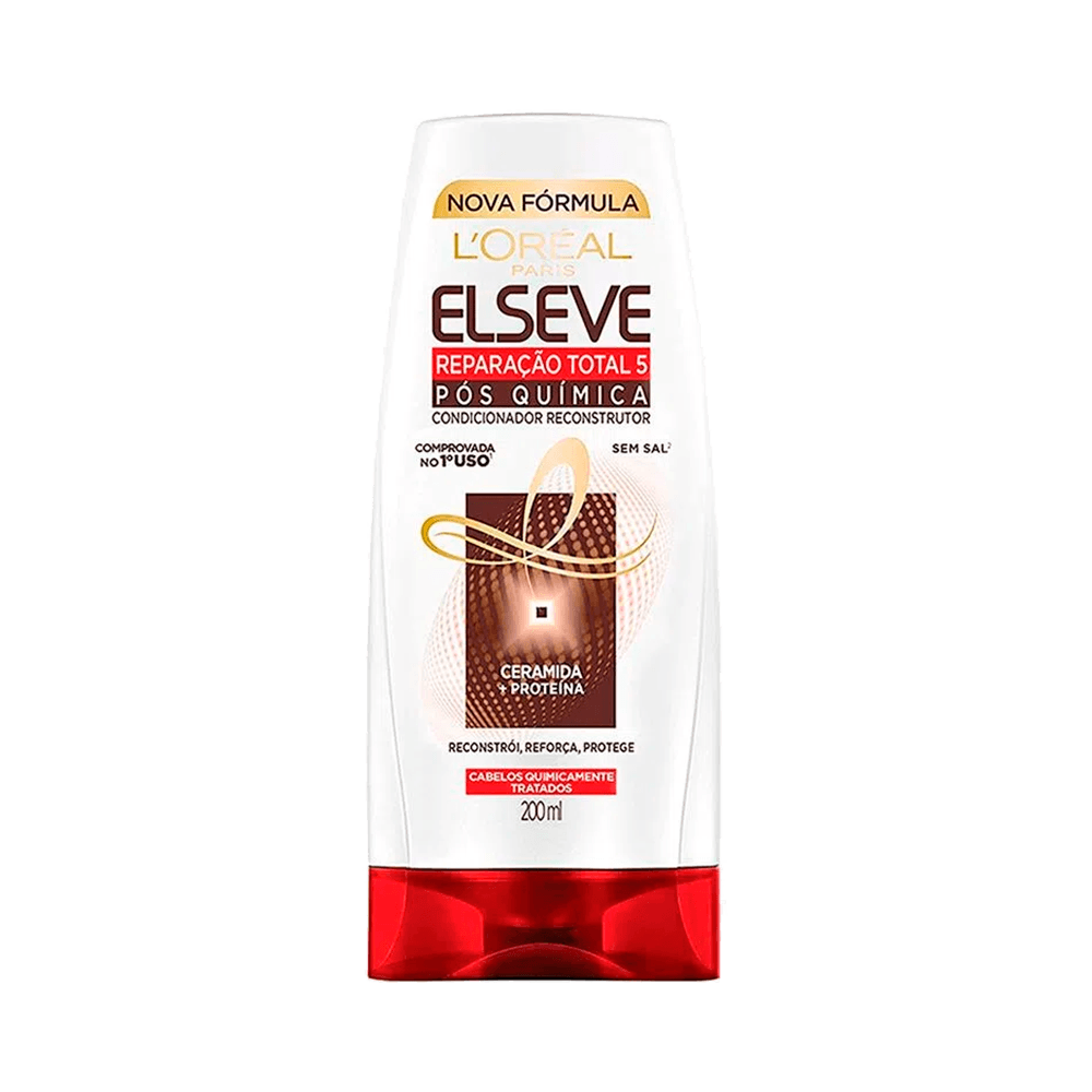 Elseve Reparação Total 5 Pos Quimica Condicionador Elseve Reparação Total 5 Pós Química 200ml - Ikesaki