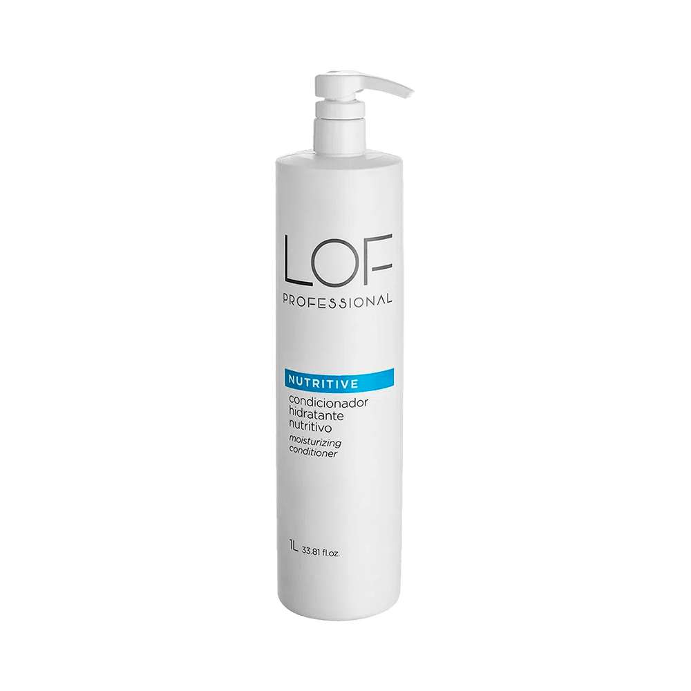 Condicionador LOF Professional Nutritive Hidratante 1000ml - frasco branco com pump