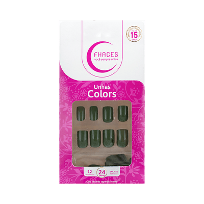 Unhas-Fhaces-Colors-Verde-Militar-24-unidades--U3098--7898577232558