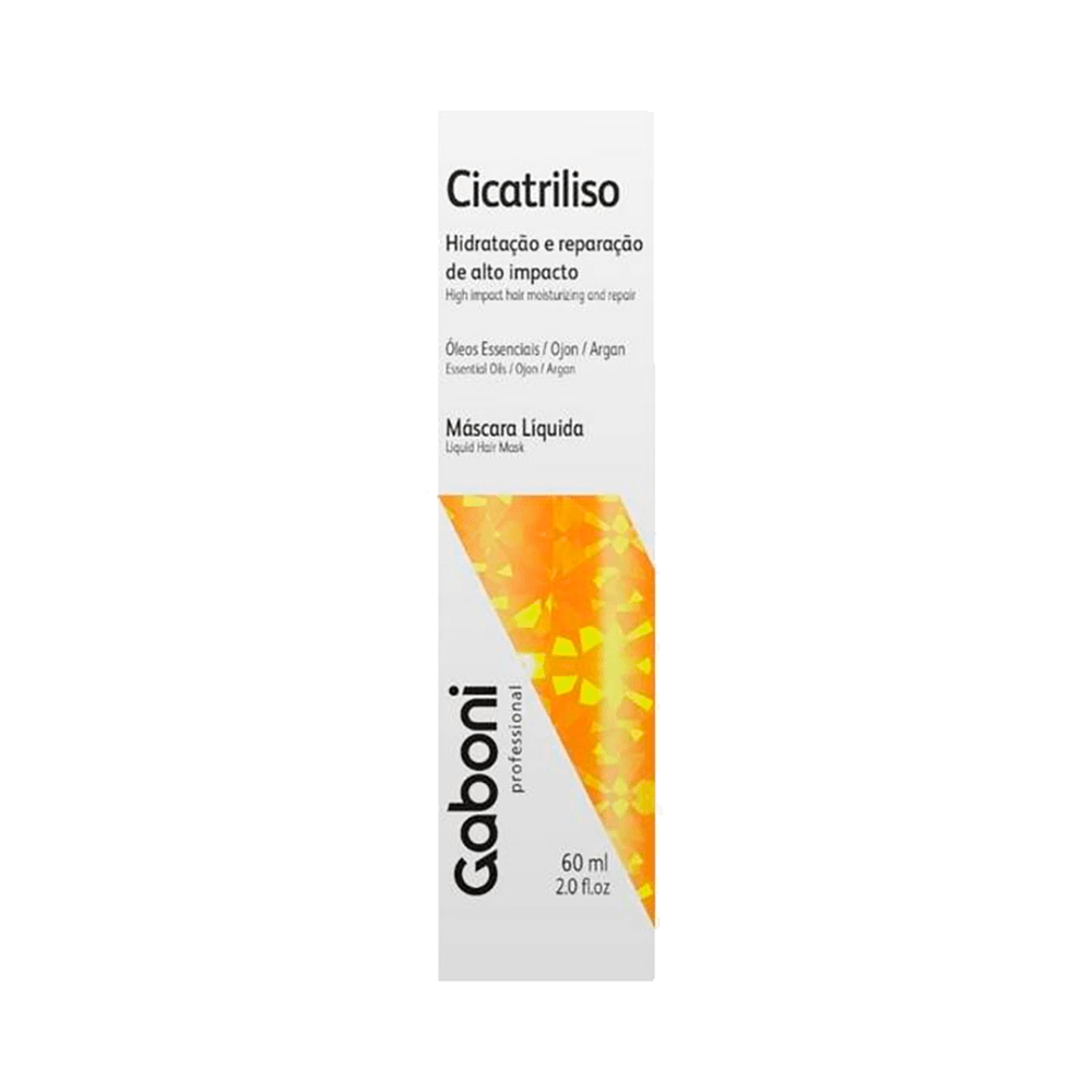 Embalagem da Máscara Líquida Gaboni Cicatriliso 60ml