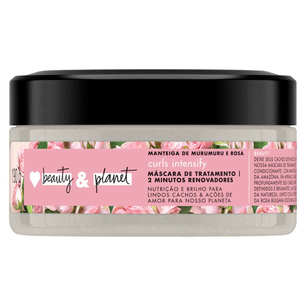 Detalhe do rótulo Love Beauty And Planet Curls Intensify 190g