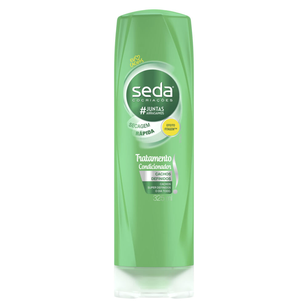 Condicionador Seda Cachos Definidos 325ml com selo Efeito Fitagem
