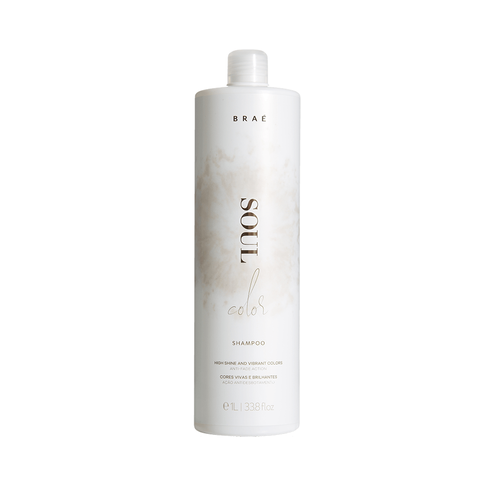 Frontal do frasco do Shampoo Braé Soul Color 1000ml