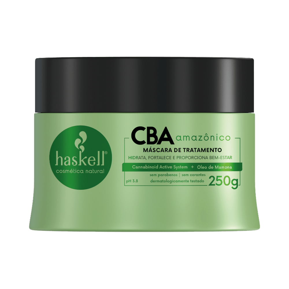 Máscara Haskell CBA Amazônico 250g - embalagem verde clara