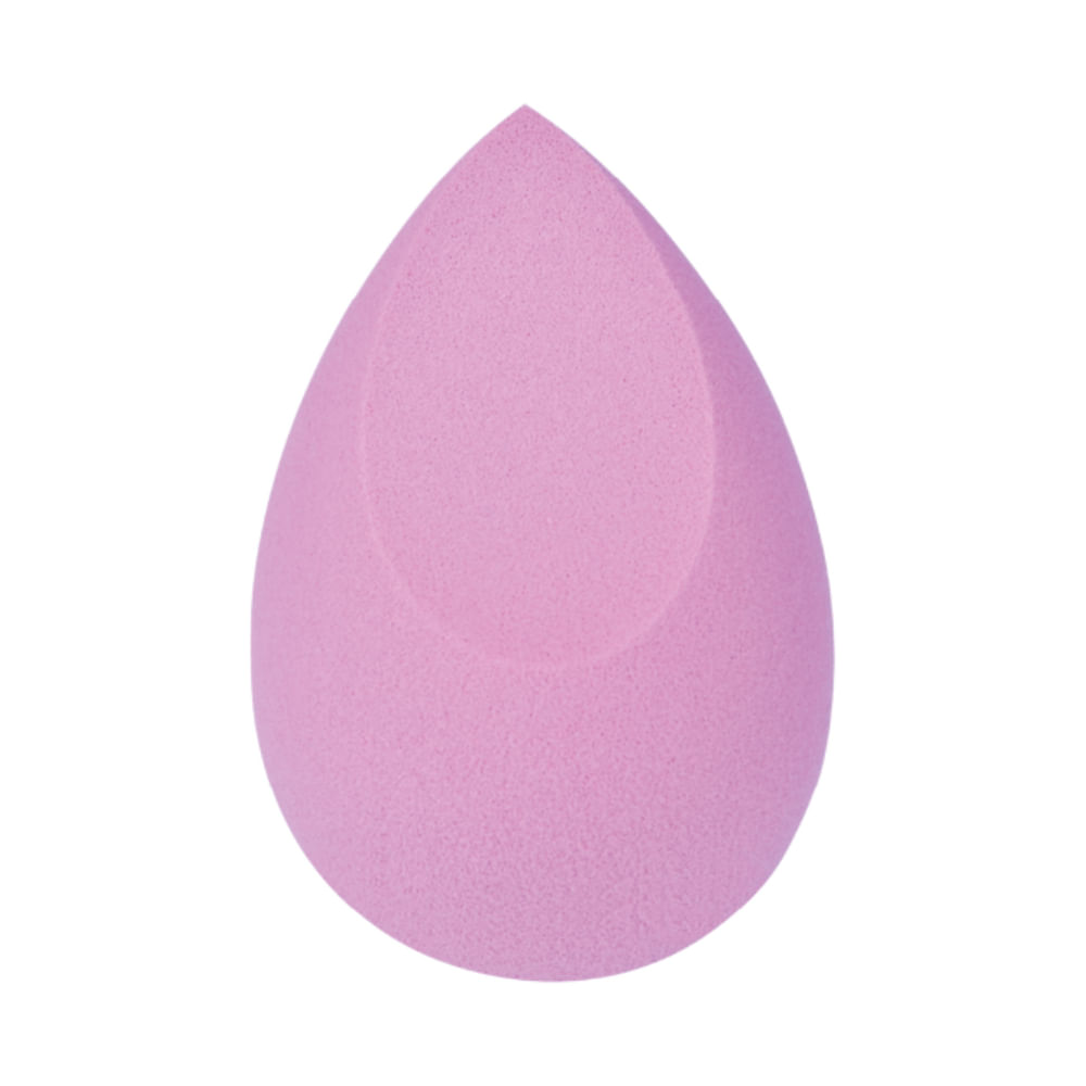 Esponja Ruby Rose Soft Blender Feels vista lateral mostrando formato anatômico