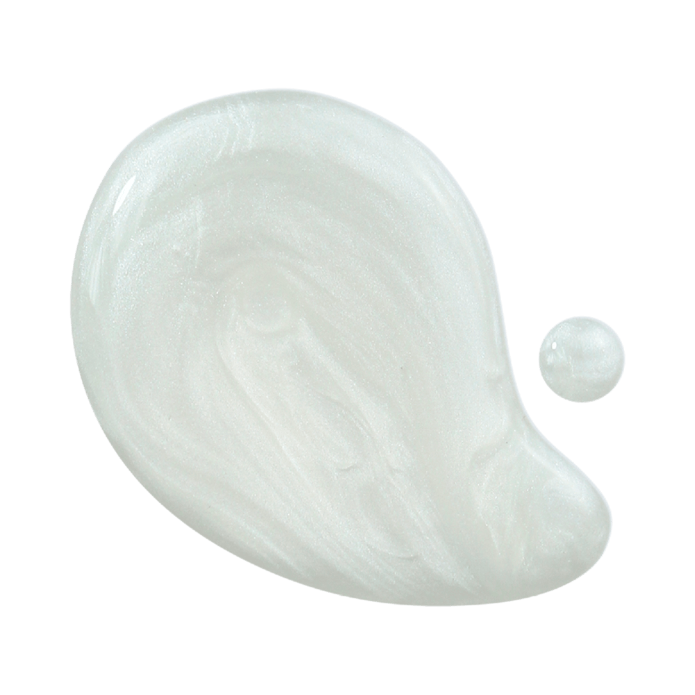 Swatch do esmalte Dailus Colar Pérola mostrando acabamento perolado e brilho