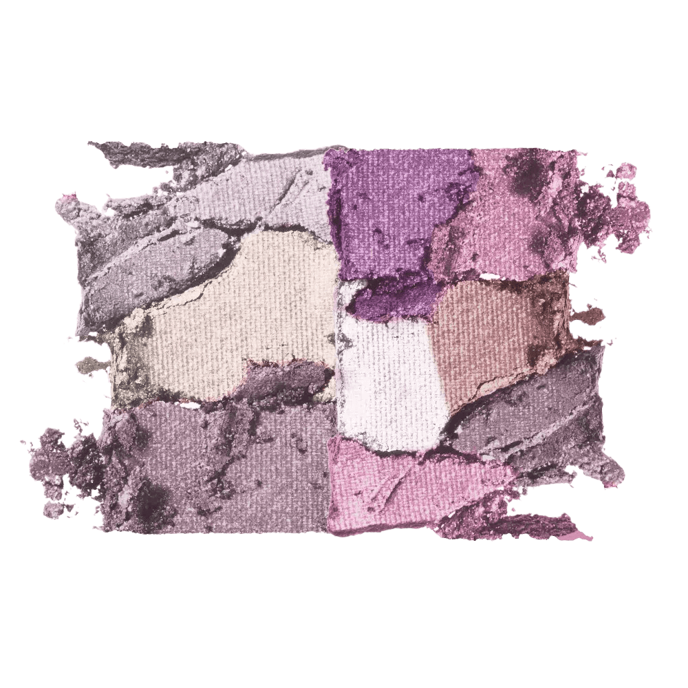 Close das sombras da paleta Ruby Rose Feels Soft Nude mostrando textura e pigmentação