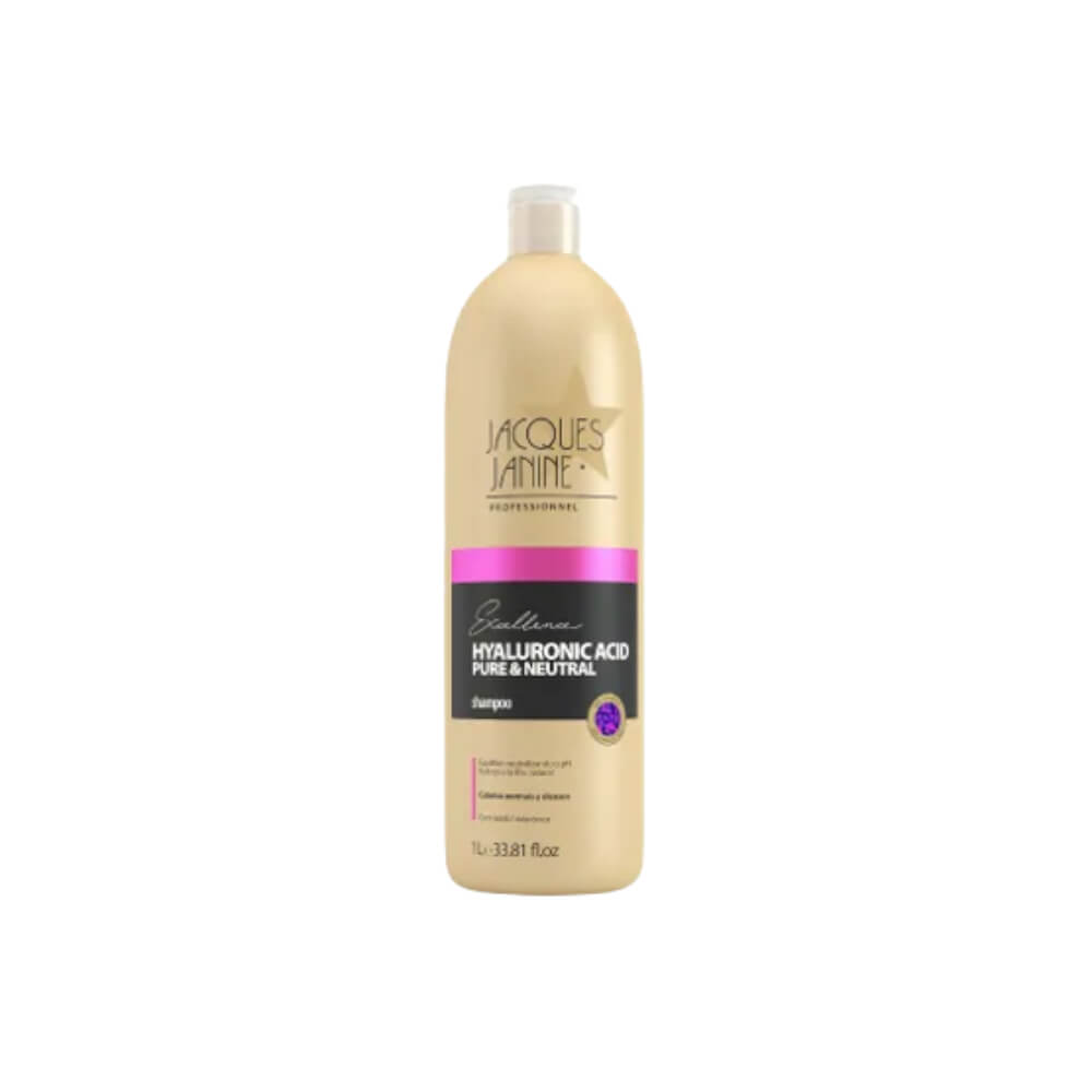 Frente do frasco Shampoo Jacques Janine Neutral Pure & Balance 1000ml