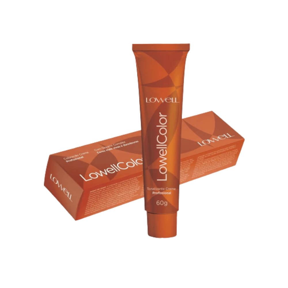Tonalizante Lowell Color Special 7.35 tubo e embalagem frontal