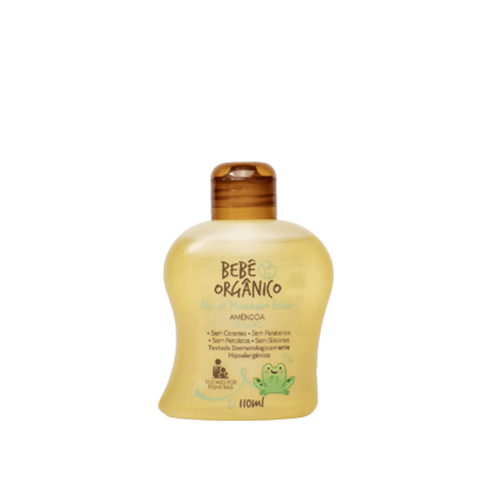 Frasco de Óleo de Massagem Suave Bebê Orgânico 110ml