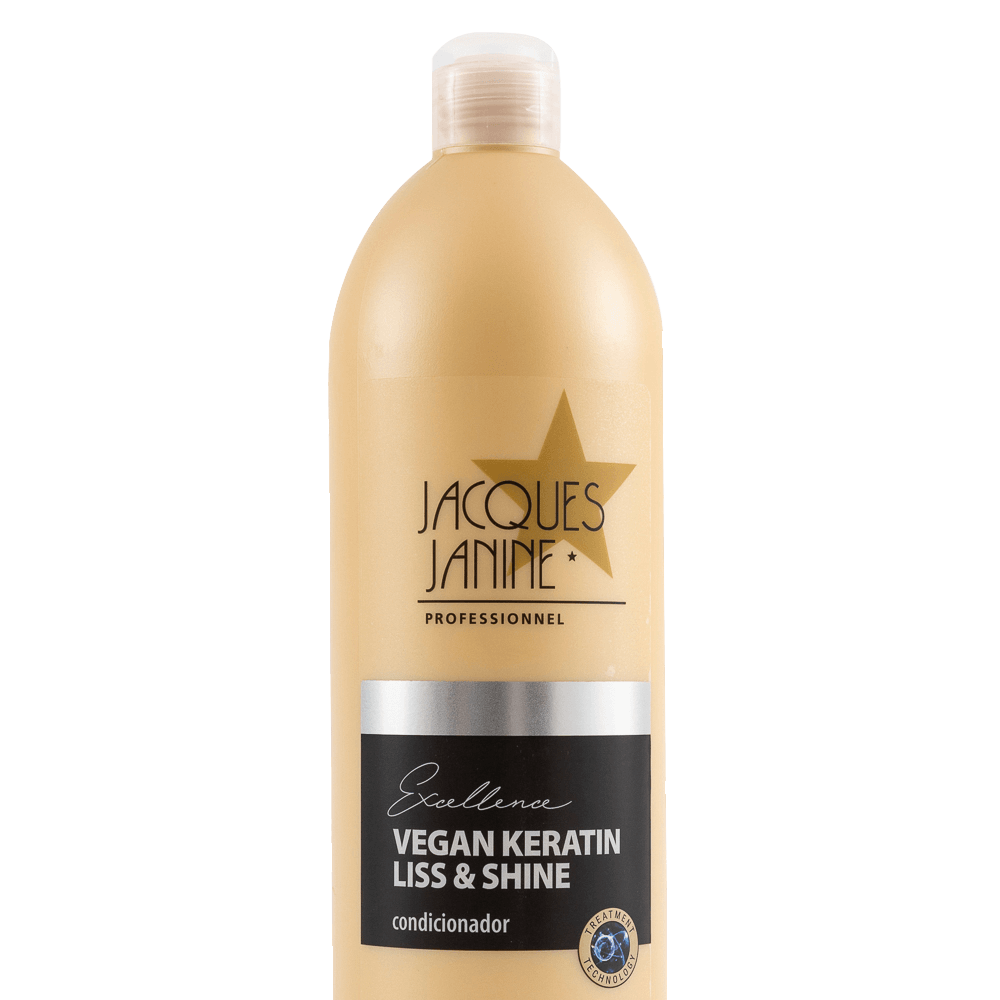 Frasco do Condicionador Jacques Janine Vegan Keratin 1000ml