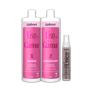 Kit-Gaboni-Liso-Glamour-Shampoo---Condicionador-500ml---Spray-Termoativo-Liso-Unico-100ml-9900000043001