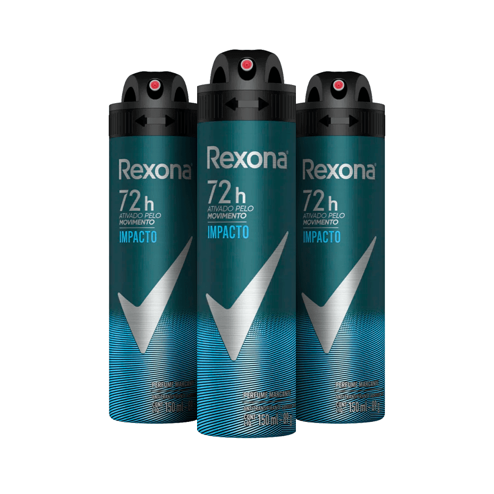 Desodorante-Antitranspirante-Aerosol-Masculino-Rexona-Impacto-72-horas-150ml-3-Unidades-150ml