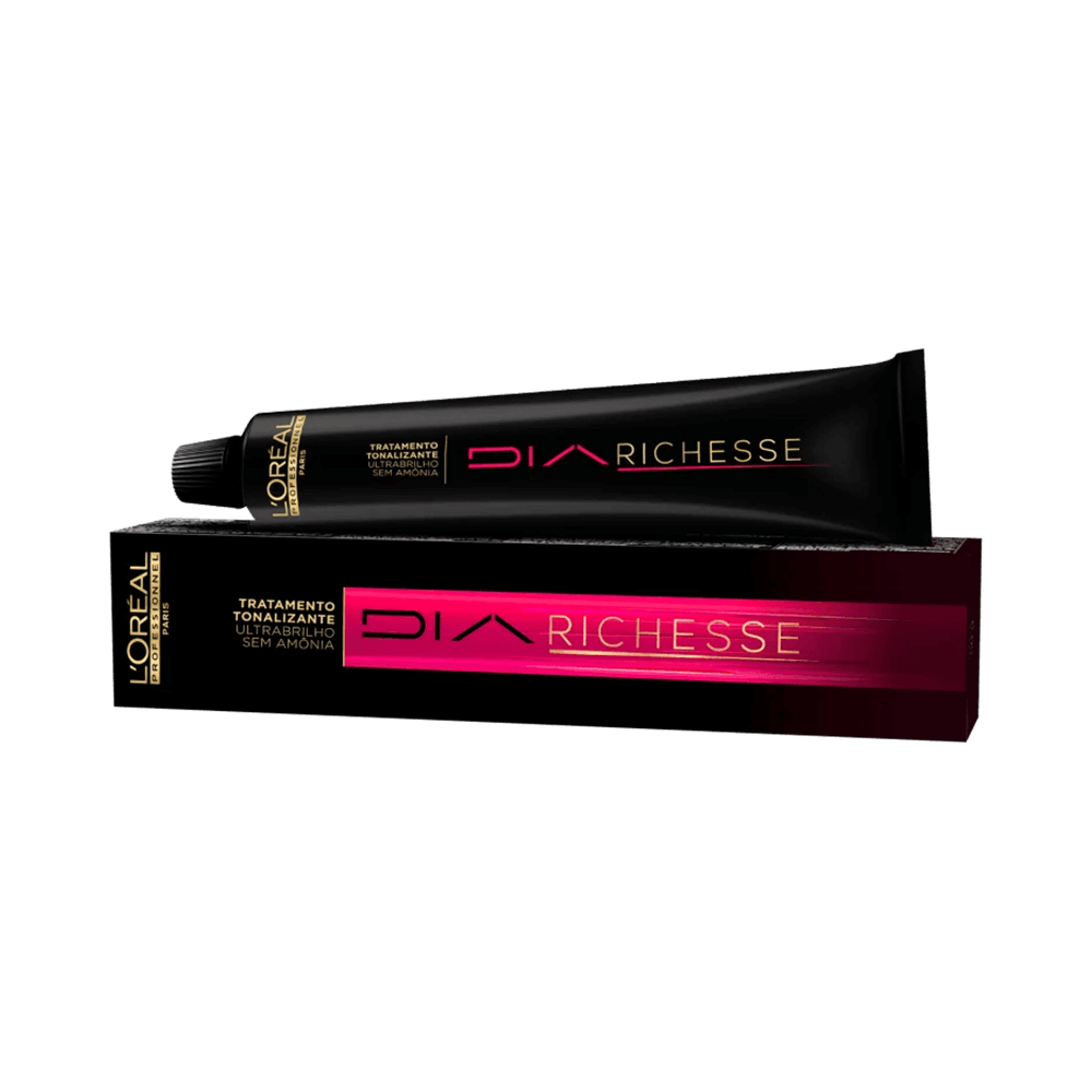 Caixa e tubo do Tonalizante L'Oréal Professionnel DiaRichesse