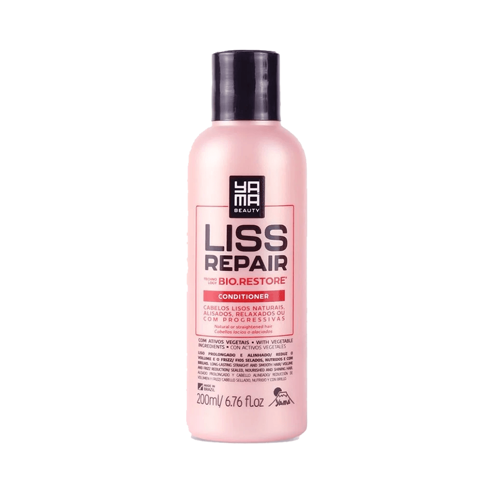 Condicionador Yamá Liss Repair 200ml - embalagem rosa frontal