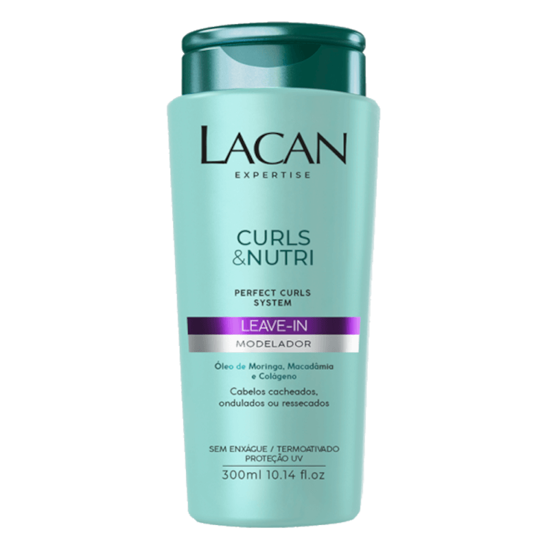Leave-In Lacan Curls e Nutri 300ml - vista frontal