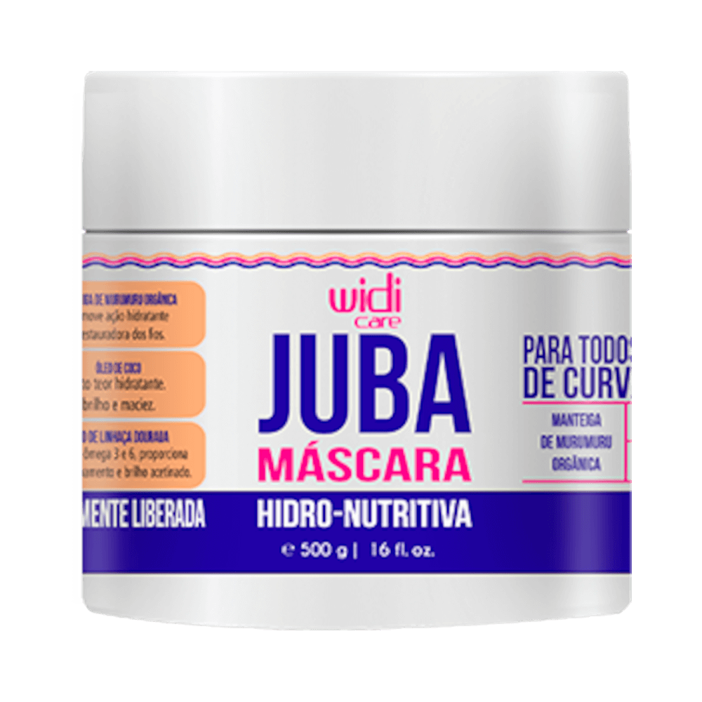 Máscara Widi Care Juba Hidro-Nutritiva 500g