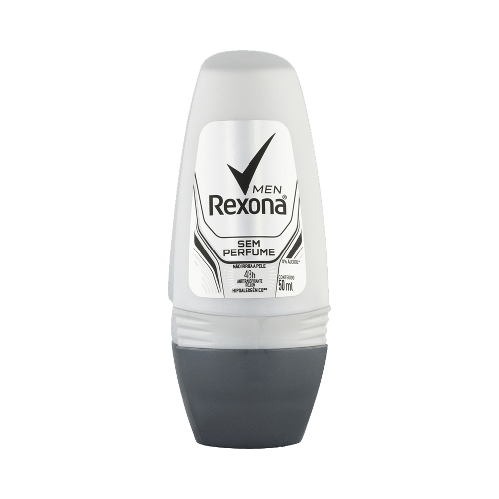 Desodarante Rexona Roll-On Sem Perfume 50 Ml – Brasil Eu Quero!