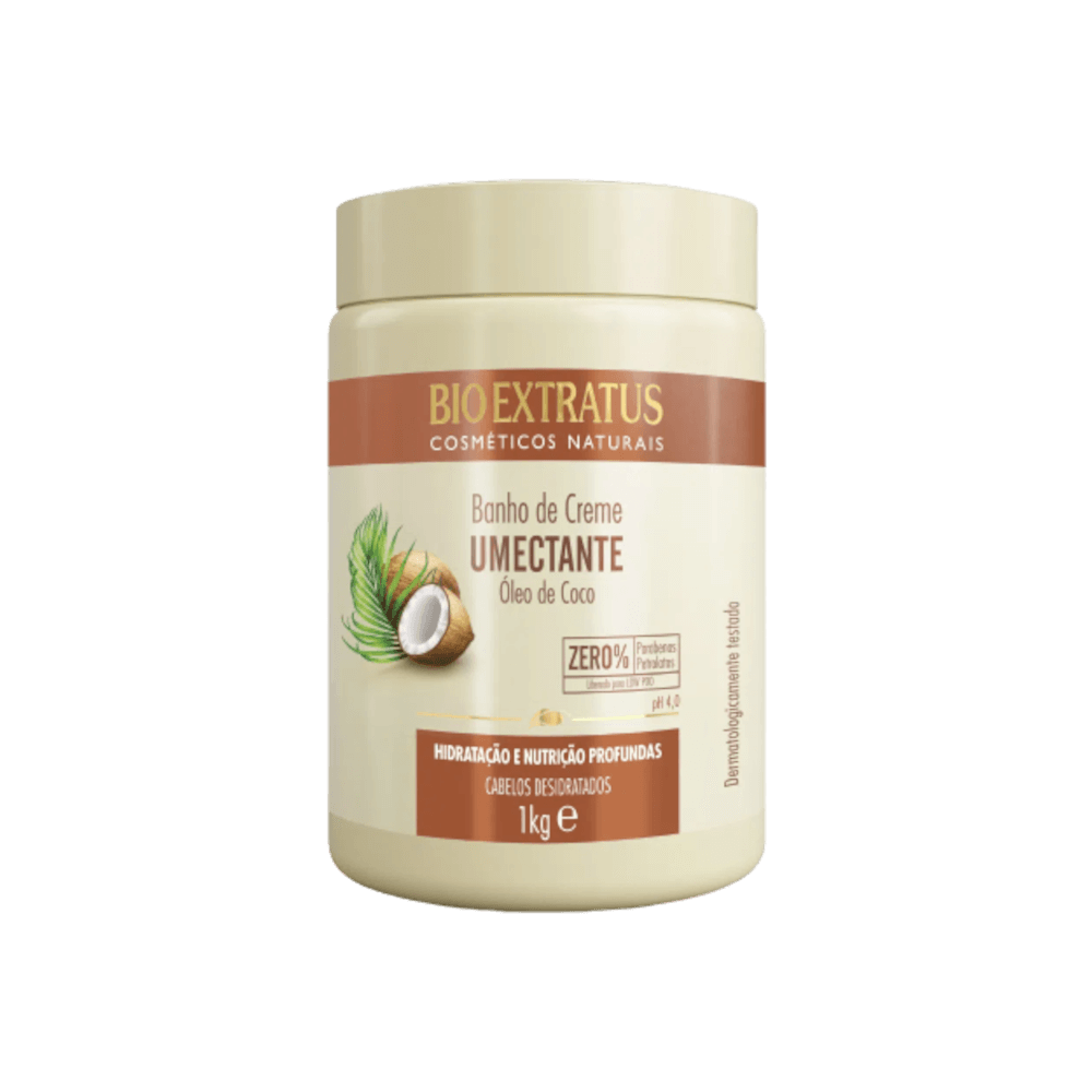 Banho de Creme Bio Extratus Umectante 1000g vista frontal