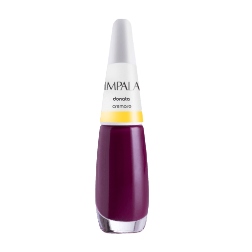 Esmalte Impala Donata roxo cremoso em detalhe