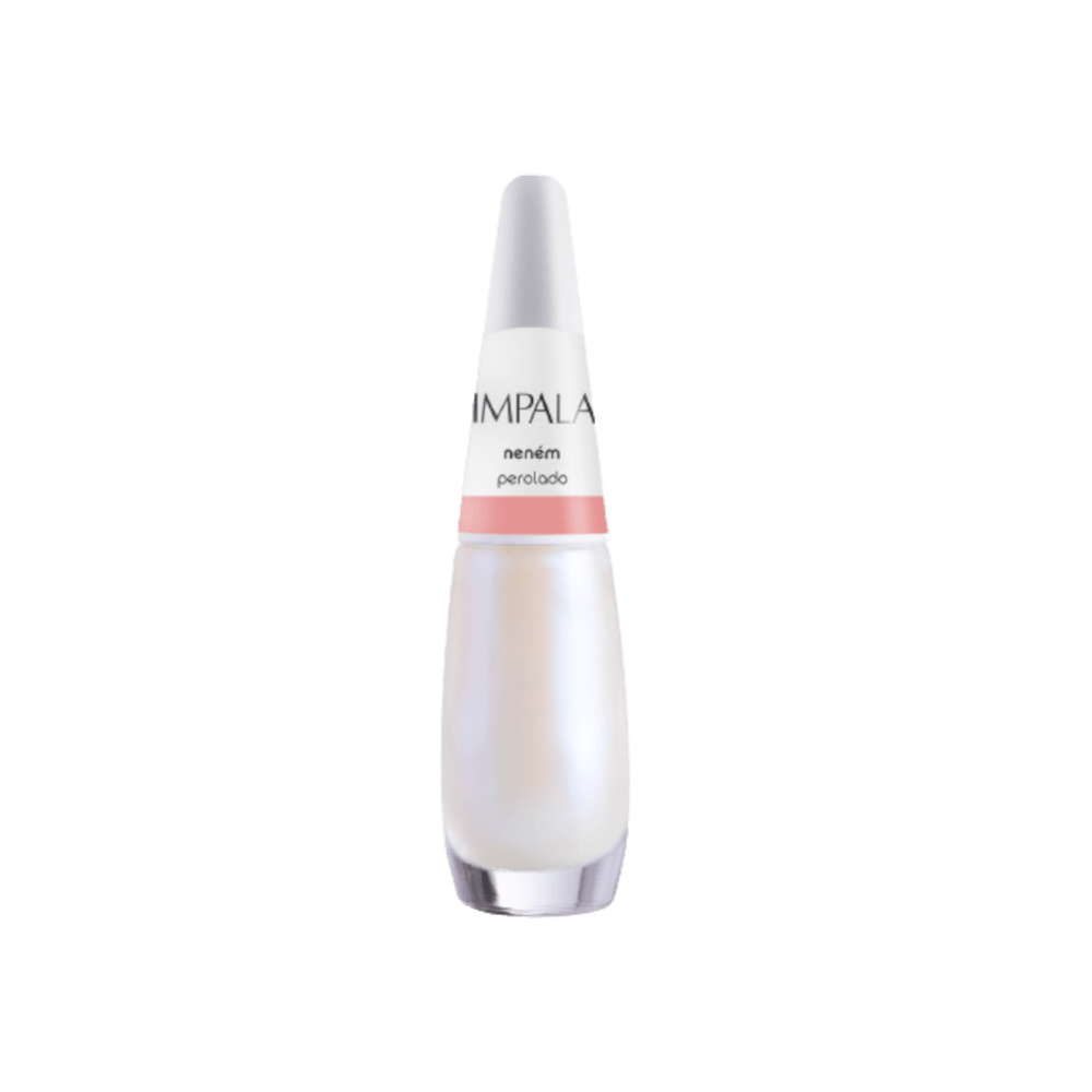 Frasco do esmalte Impala Perolado Neném em fundo neutro