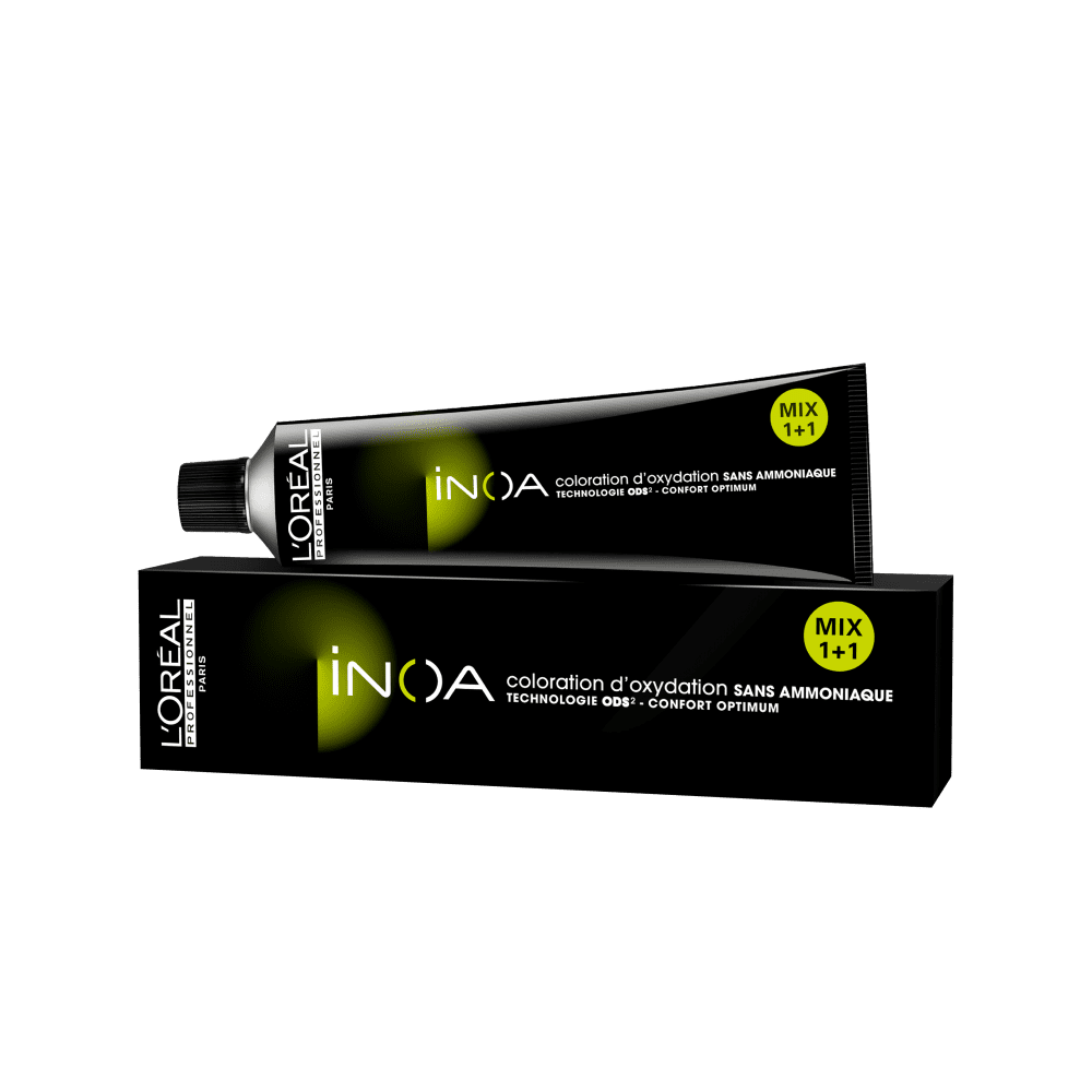 Coloração L'Oréal Professionnel Inoa 7.0 - embalagem e tubo
