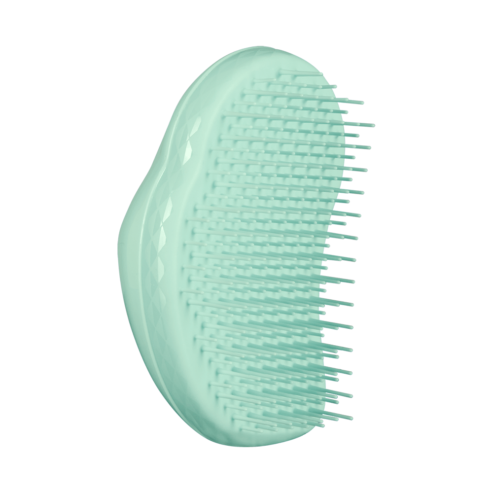 Escova Small The Original Aqua vista lateral com destaque nas cerdas