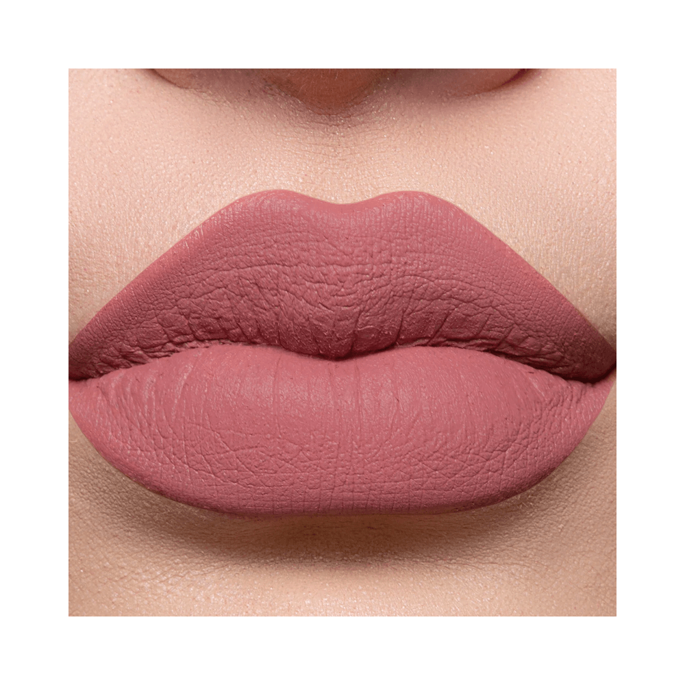 Batom Vizzela Lipstick Cor 06 - Intensa aberto mostrando formato da bala e cor matte
