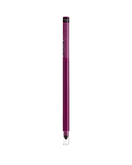 Verso do lápis Ruby Kisses retrátil mostrando informações do produto e aplicador esponja