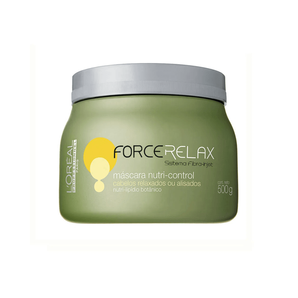 Máscara L'Oréal Professionnel Force Relax Nutri-Control 500g - embalagem verde
