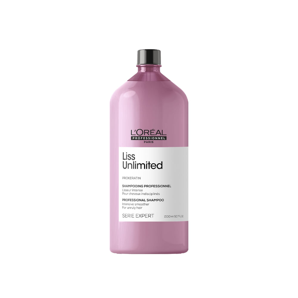 Frasco Shampoo L'Oréal Professionnel Serie Expert Liss Unlimited 1500ml