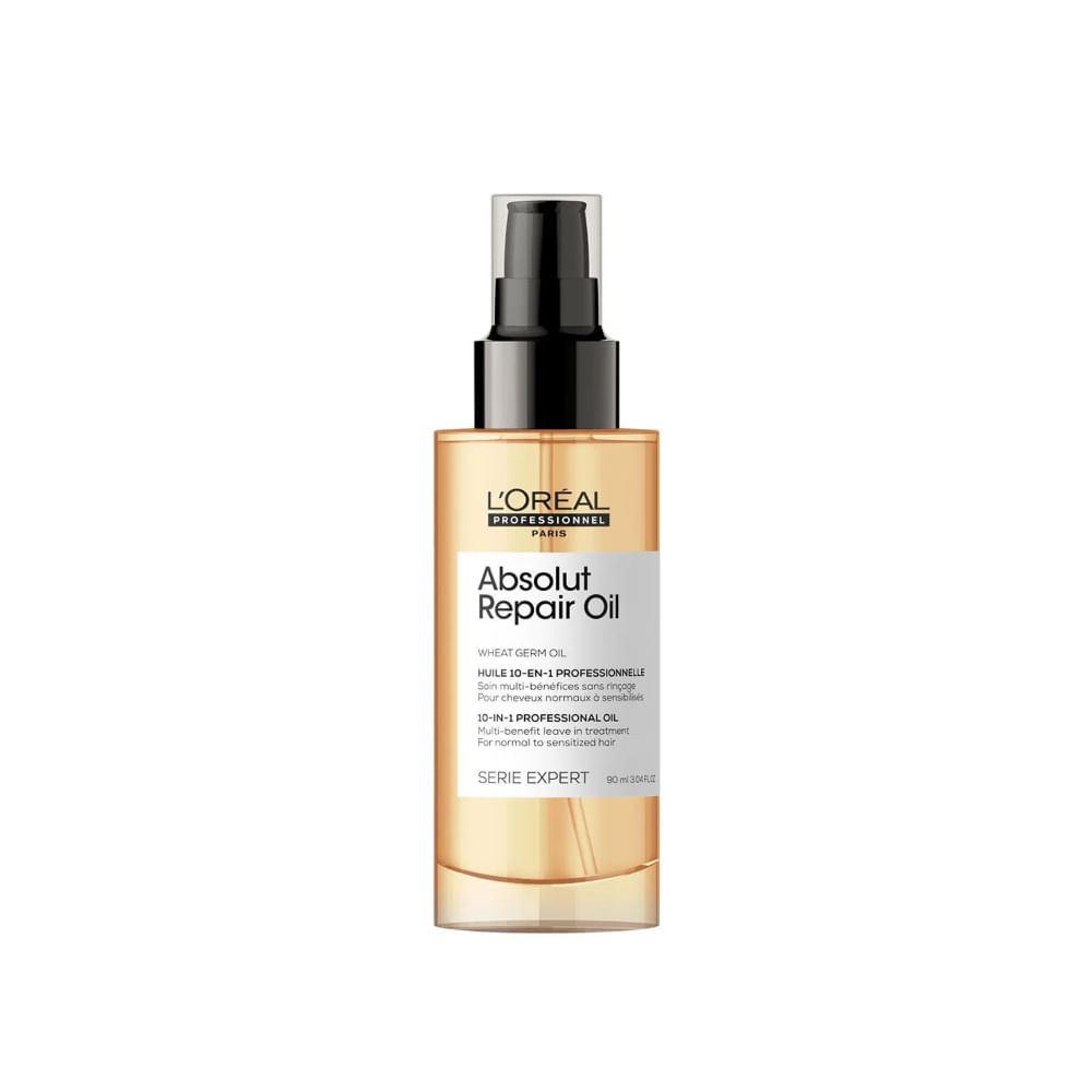 Óleo Reparador L'Oréal Professionnel Absolut Repair 90ml frasco translúcido dourado