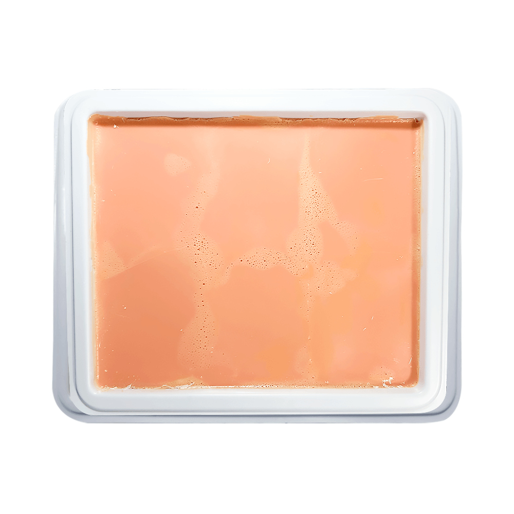 Cera rosa com textura homogênea da Depilart